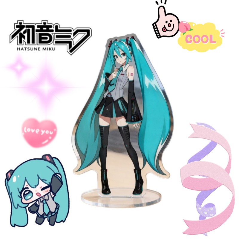 Desk Accessories - Standee in Acrilico di Hatsune Miku