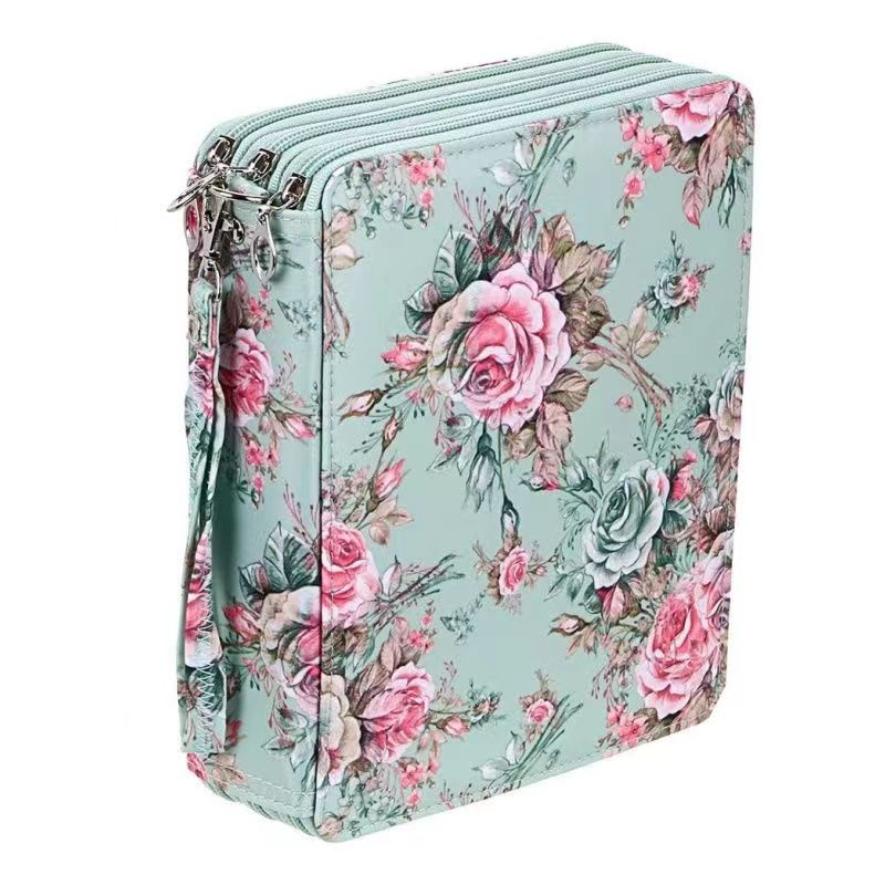 Aesthetic Large Pencil Case Pouch - Astuccio Scolastico da 120 Scomparti, Portapenne