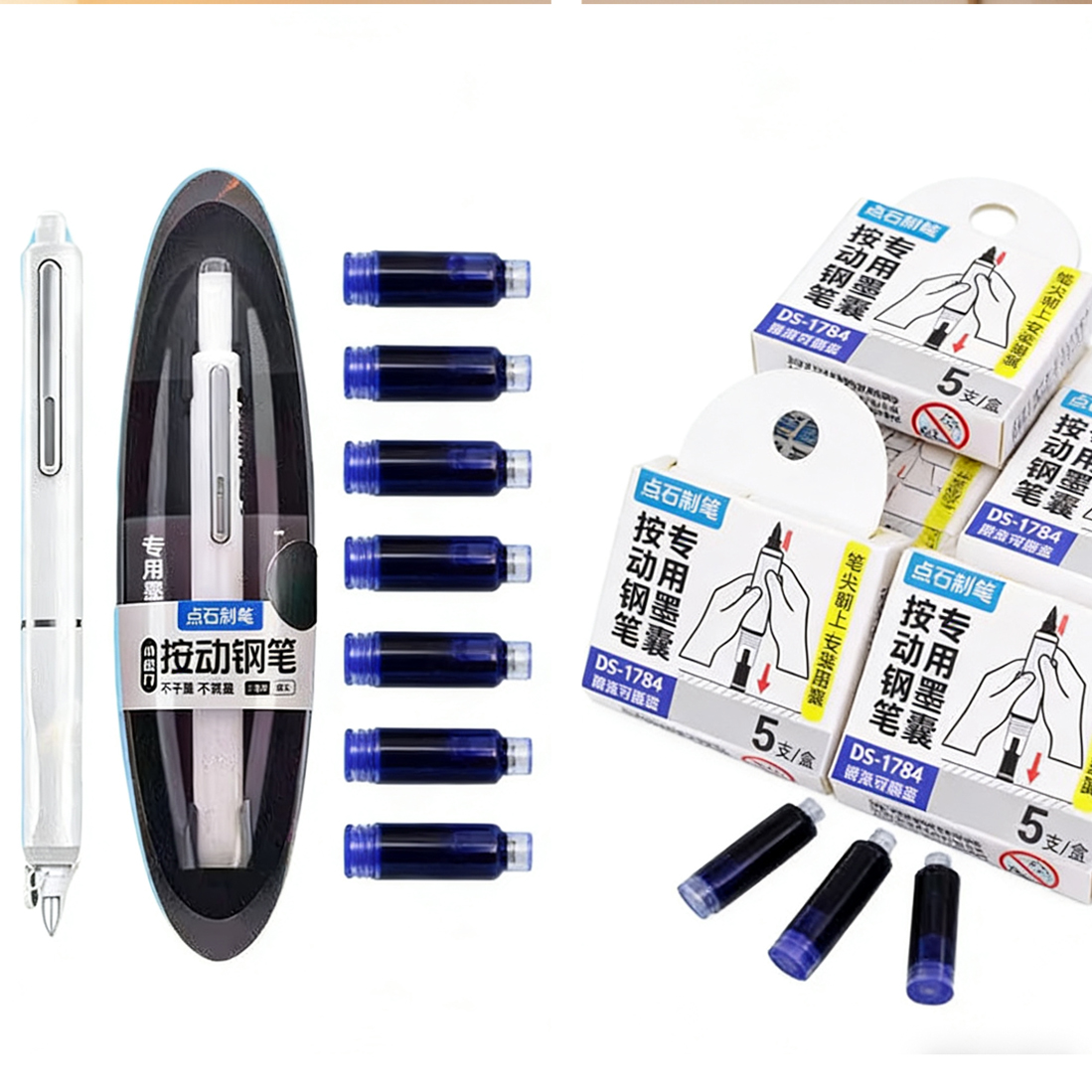 Retractable Eraser Pen Click - Cancellabile Space-Time Capsule Press Pen 20