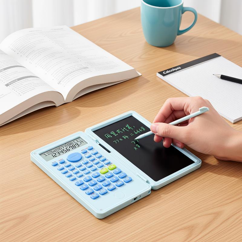 Scientific Calculator For Secondary School - Calcolatrice Scientifica Portatile 2-in-1 con Tablet