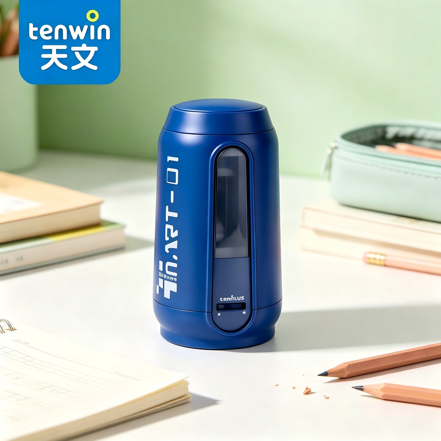 Electric Pencil Sharpener Usb - Temperamatite Elettrico Automatico Fast-Cut Tenwin, Ricarica
