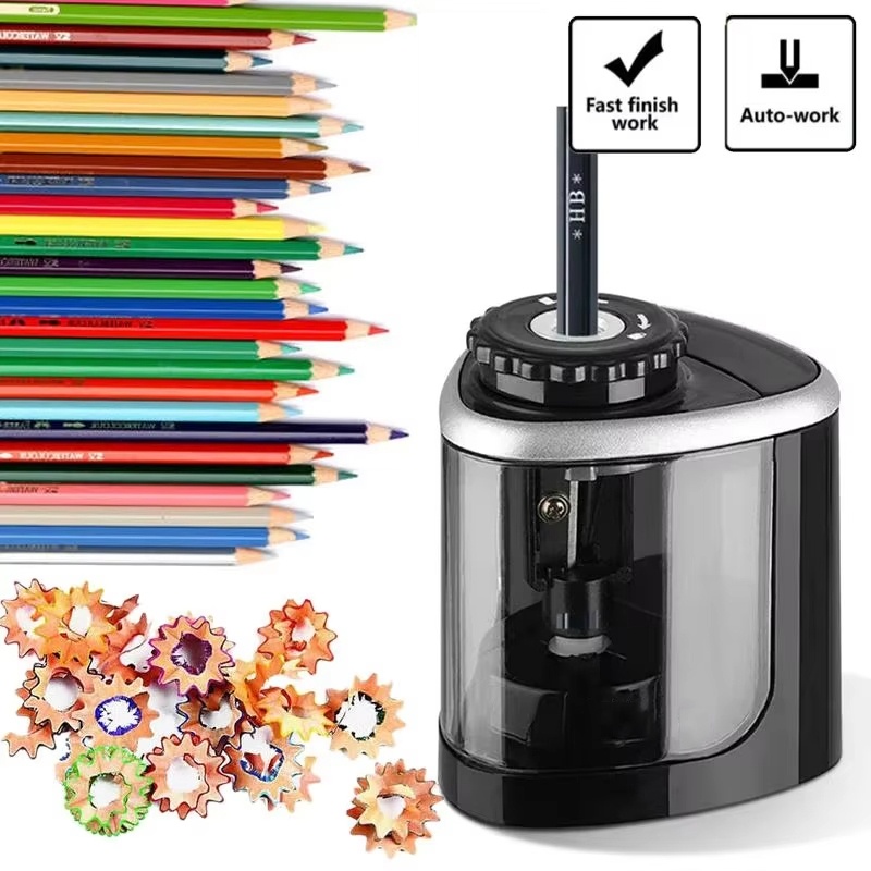 Electric Pencil Sharpener Usb - Temperamatite Elettrico Portatile Automatico 6-8mm con