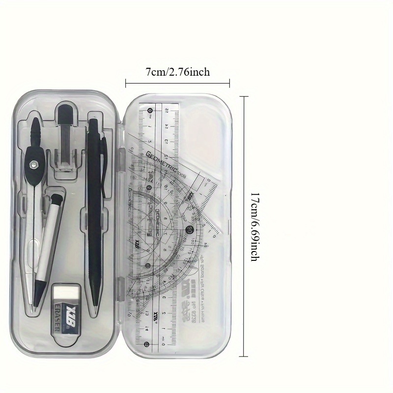 Set bussola e righello, kit ma - Math Geometry Set With Compass recensione e prezzo