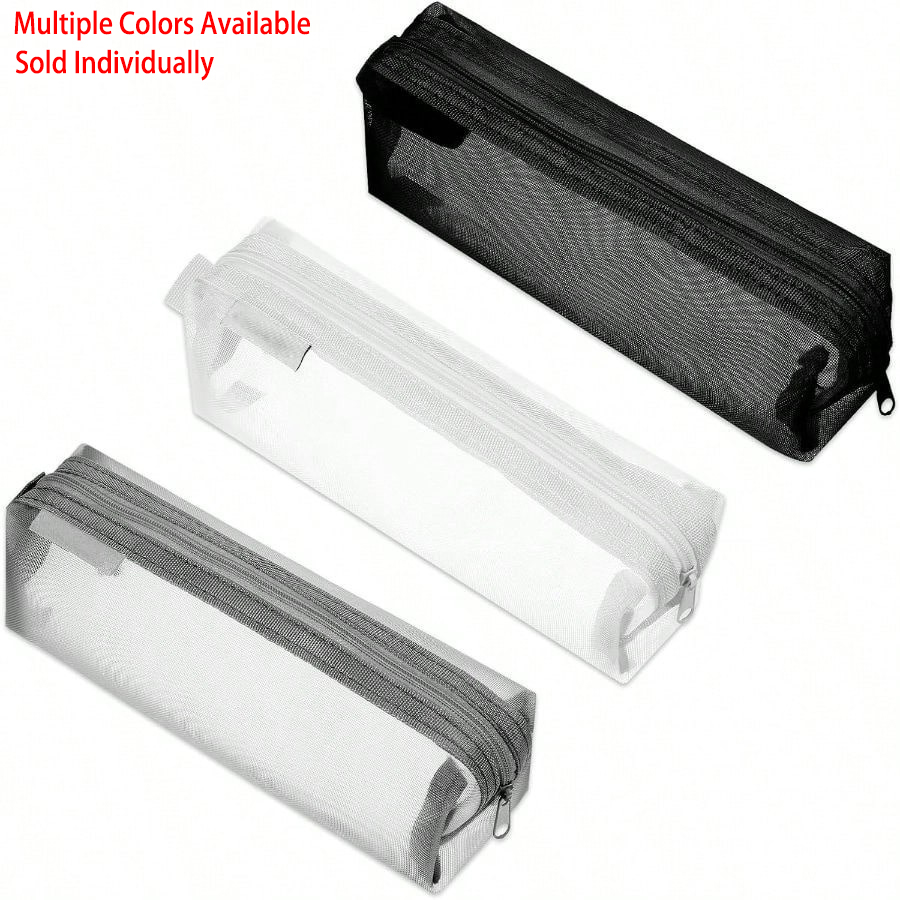 Astuccio Trasparente in Rete p - Clear Mesh Pencil Pouch For Exam recensione e prezzo