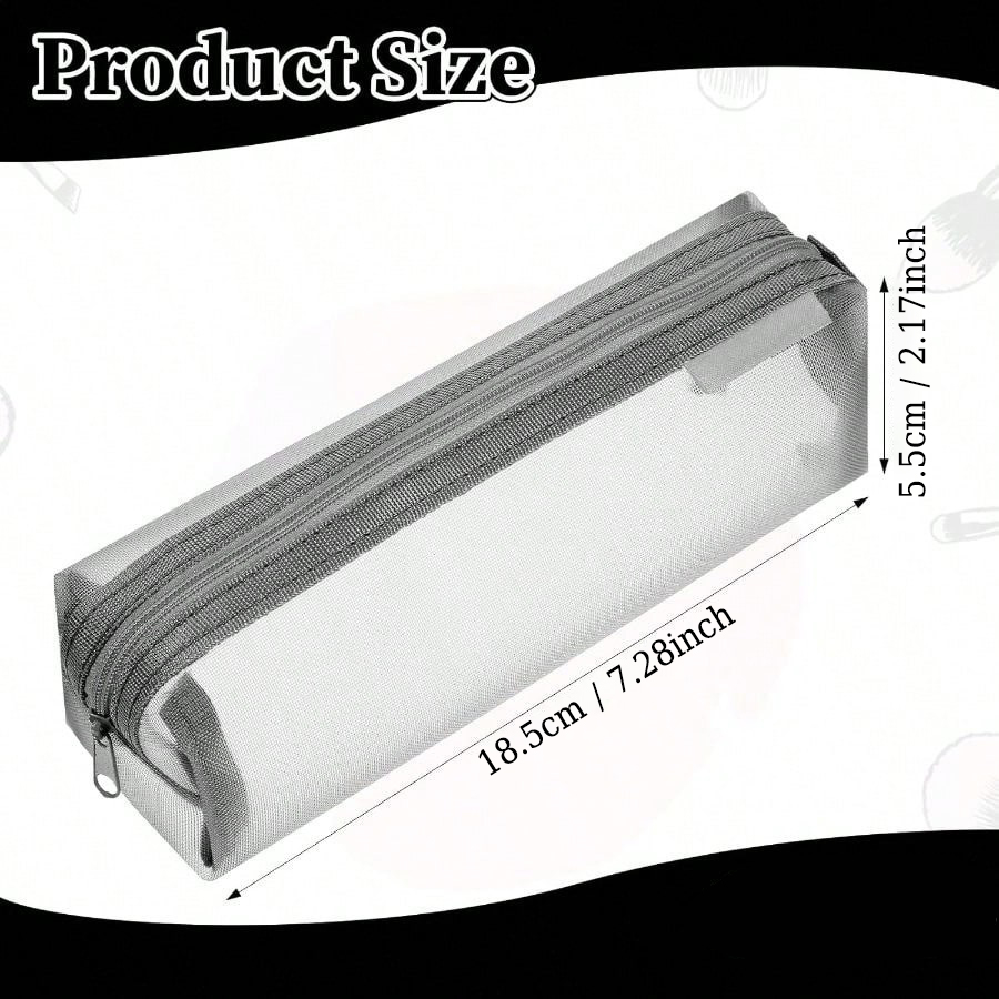 Astuccio Trasparente in Rete p - Clear Mesh Pencil Pouch For Exam recensione e prezzo