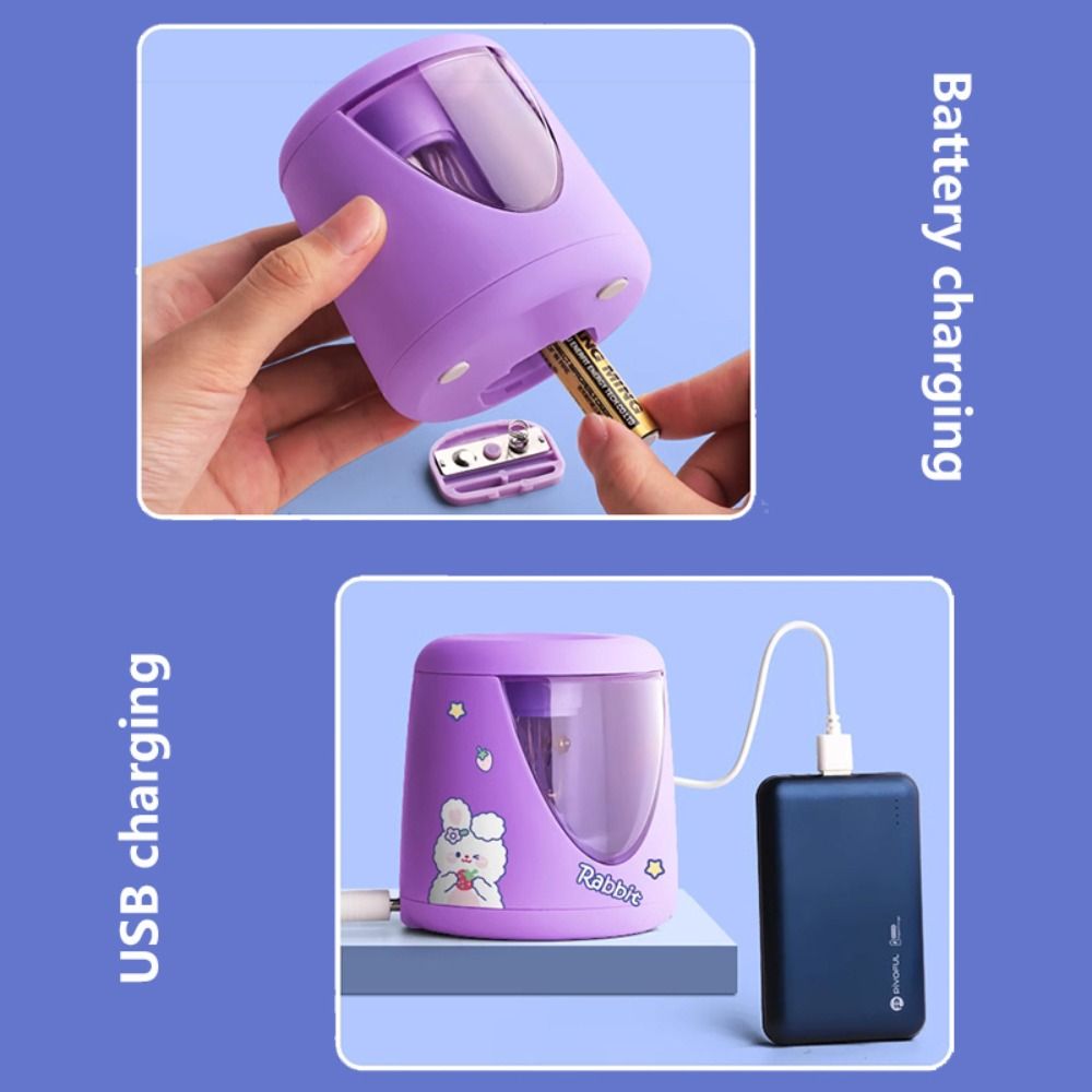 Con Adesivo Decorativo, Alimen - Electric Pencil Sharpener Usb recensione e prezzo