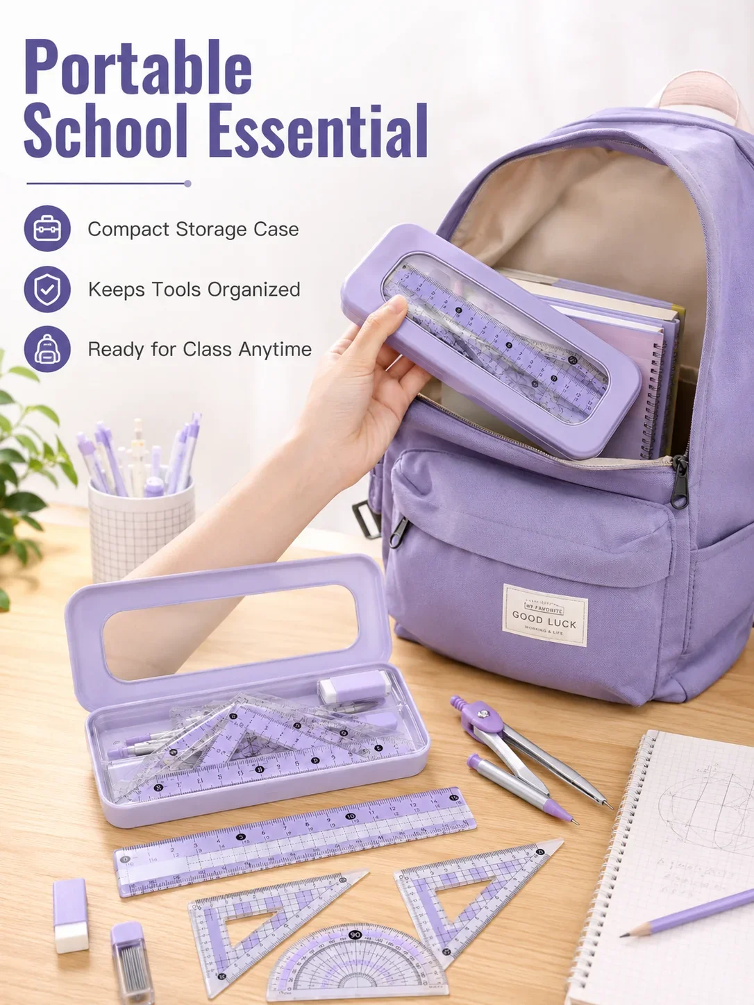 Set di Geometria Matematica da - Math Geometry Set With Compass recensione e prezzo