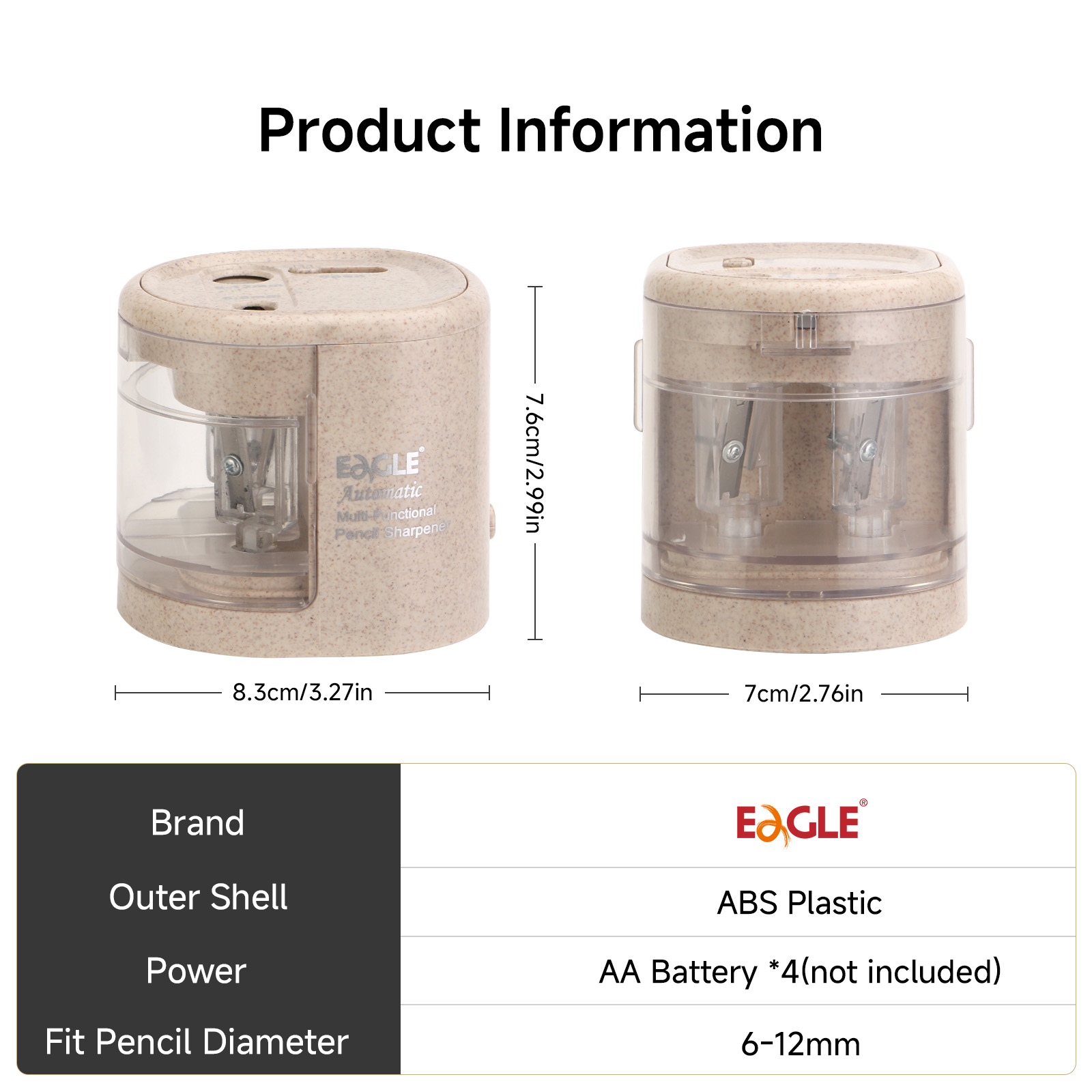 EAGLE Affilapenne Elettrico Au - Electric Pencil Sharpener Usb recensione e prezzo