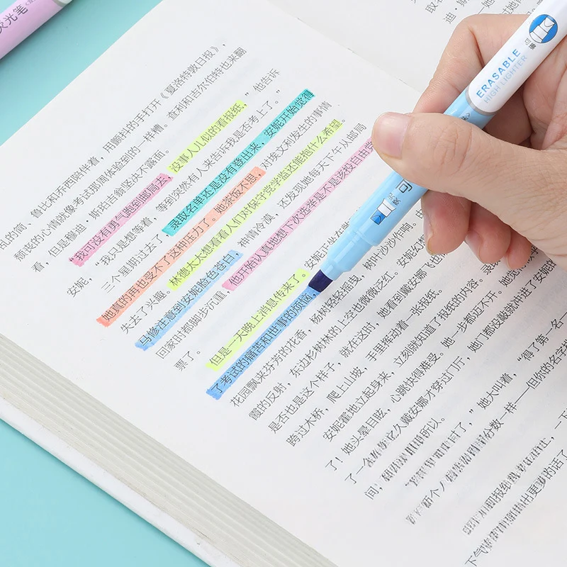 Evidenziatori cancellabili a 6 - Pastel Highlighter Set Double Ended recensione e prezzo