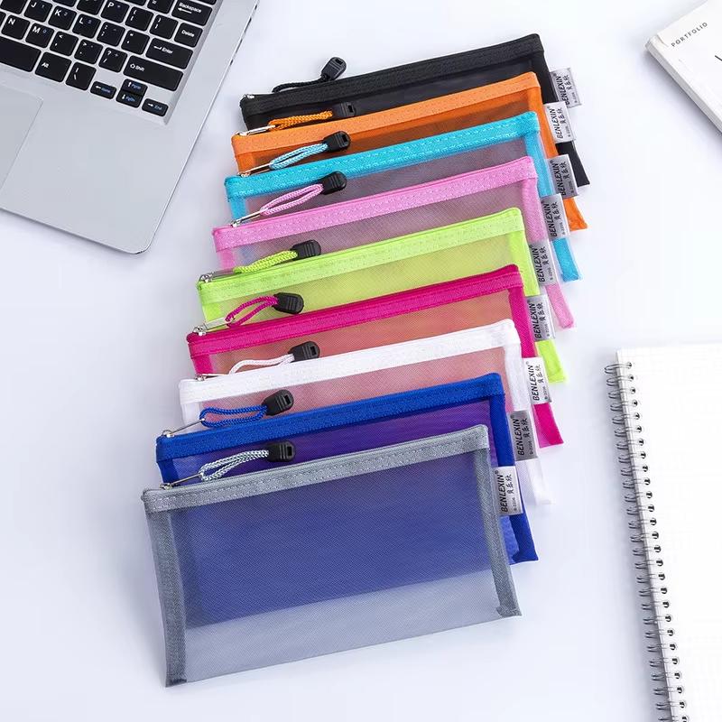 NUOVO Astuccio Trasparente in  - Clear Mesh Pencil Pouch For Exam recensione e prezzo