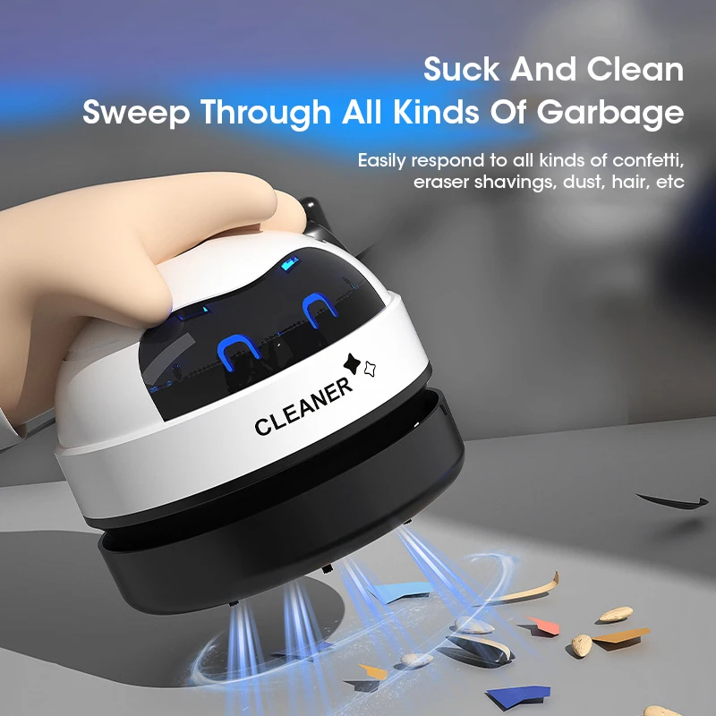 Mini aspirapolvere da tavolo r - Mini Desktop Vacuum Cleaner For Eraser Dust recensione e prezzo