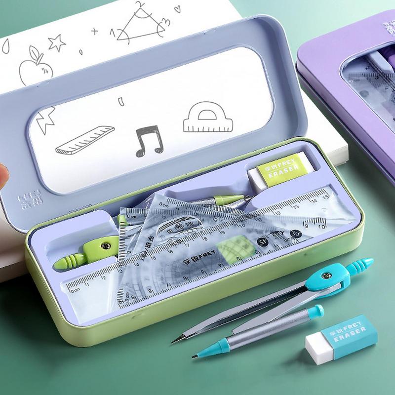 Set di goniometro e bussola Se - Math Geometry Set With Compass recensione e prezzo