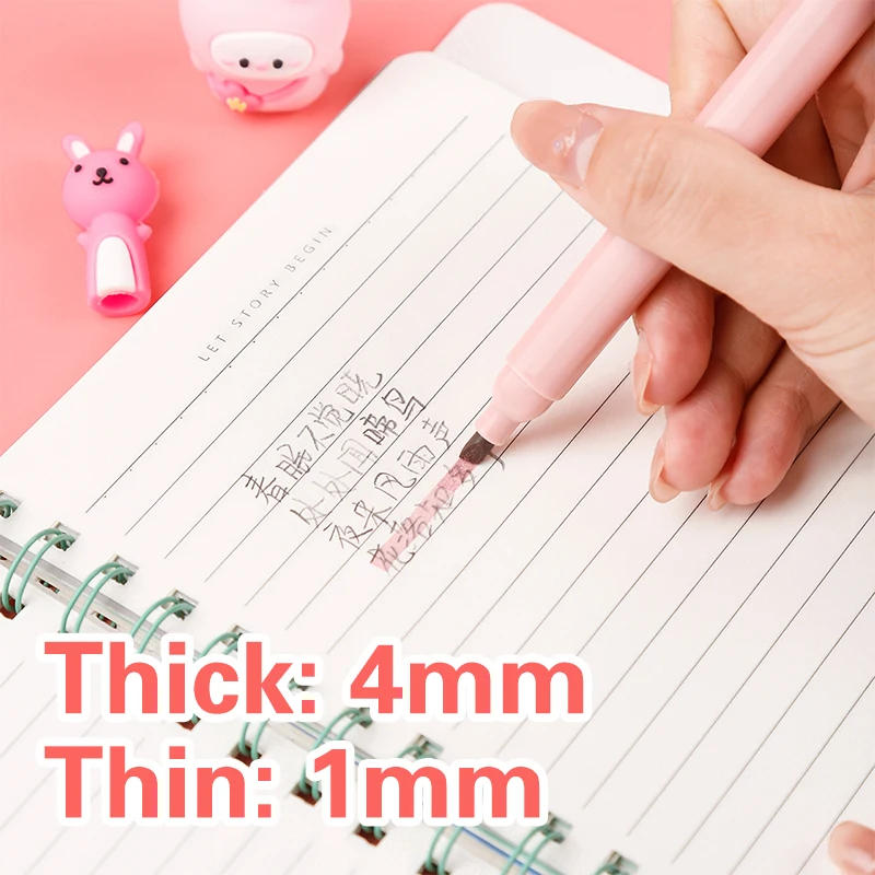 6 pezzi/pacco Kawaii Cat Claw  - Pastel Highlighter Set Double Ended recensione e prezzo