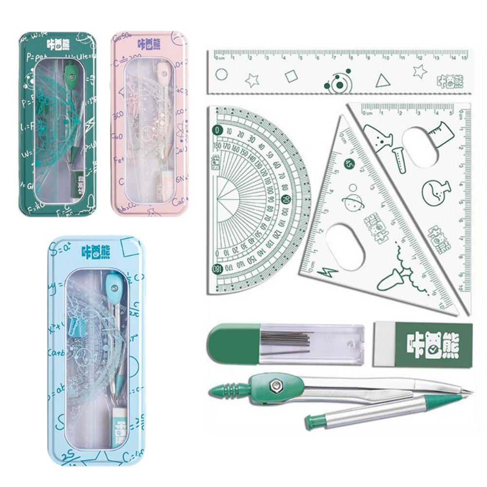 Set di 8 Pezzi Multifunzionale - Math Geometry Set With Compass recensione e prezzo