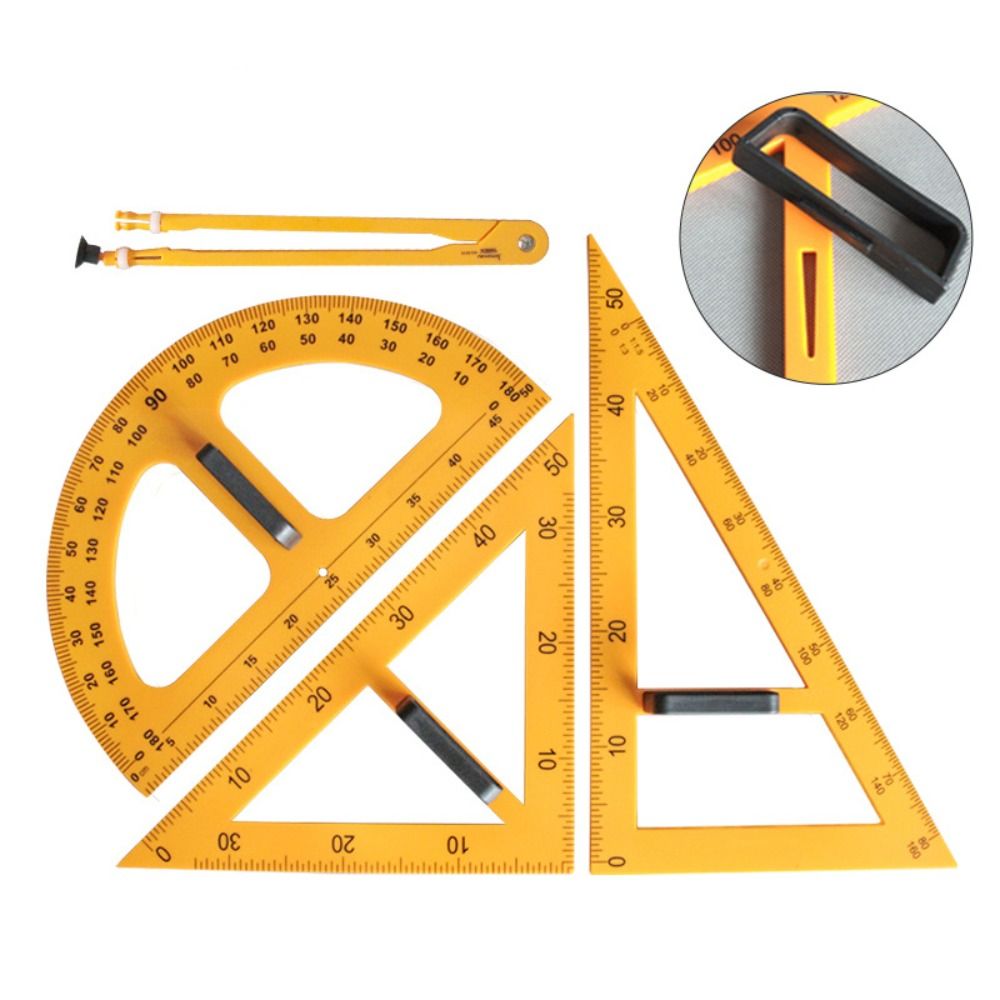 Righello Triangolare Grande e  - Math Geometry Set With Compass recensione e prezzo