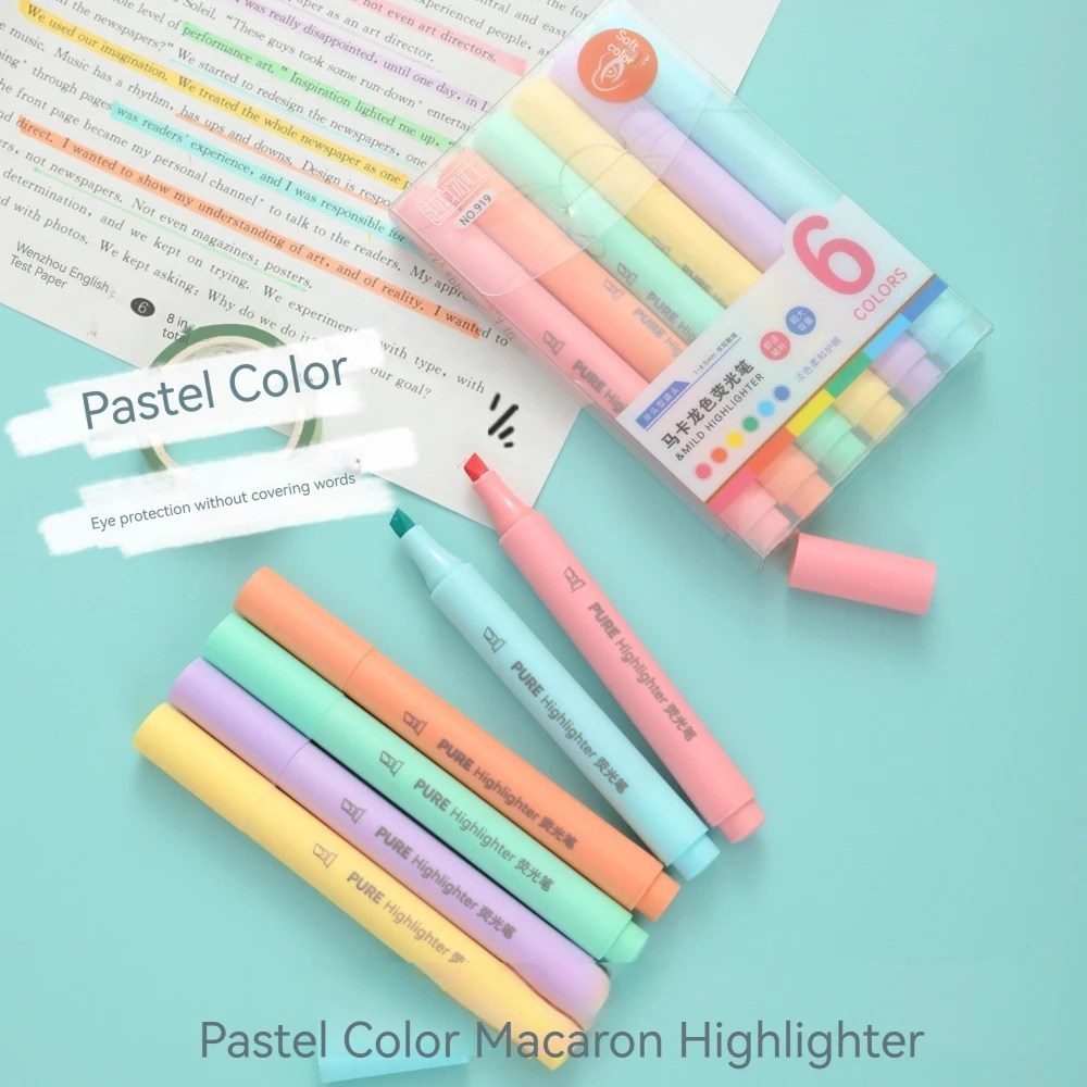 Set di 6 Evidenziatori Colorat - Pastel Highlighter Set Double Ended recensione e prezzo