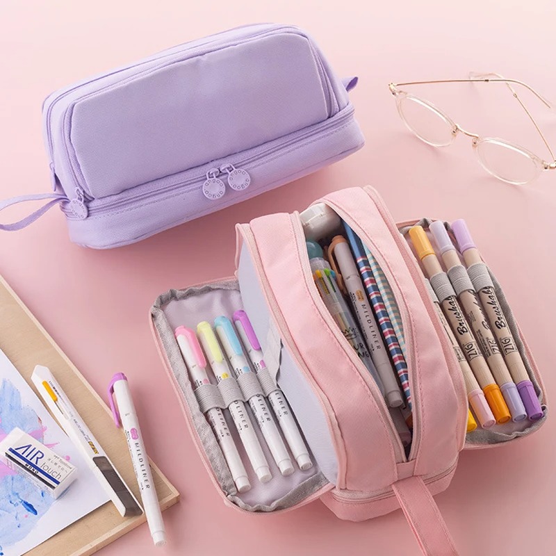 Astuccio a 4 Scomparti di Gran - Aesthetic Large Pencil Case Pouch recensione e prezzo